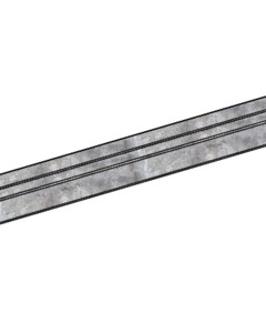 Internal lower profile metal inlet BDBR